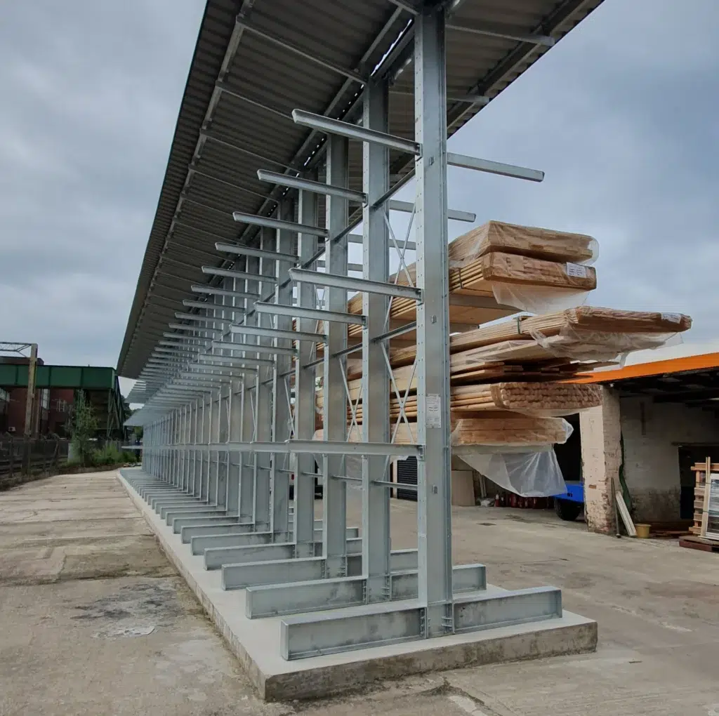 Timber Storage Racking - Cantilever Timber Racking - Prodek